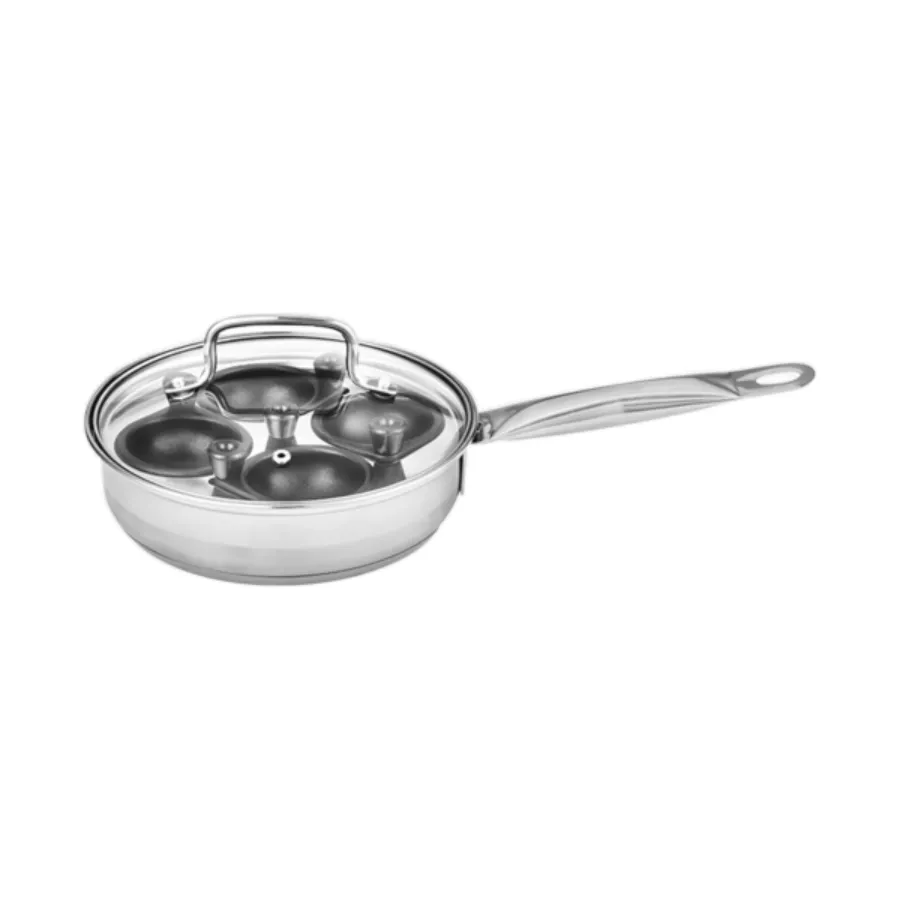 Legend Prof Chef Stainless Steel 20cm 4 Cup Egg Poacher