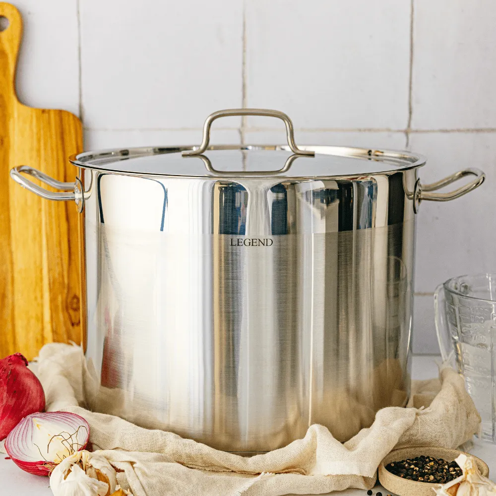 Legend Prof Chef Stainless Steel 32cm 19 Litre Stockpot 201013