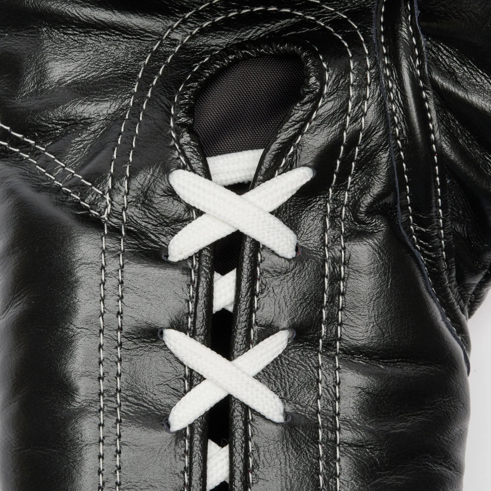 LEONE ORLANDO CLASSICO BOXING GLOVES LACES-BLACK