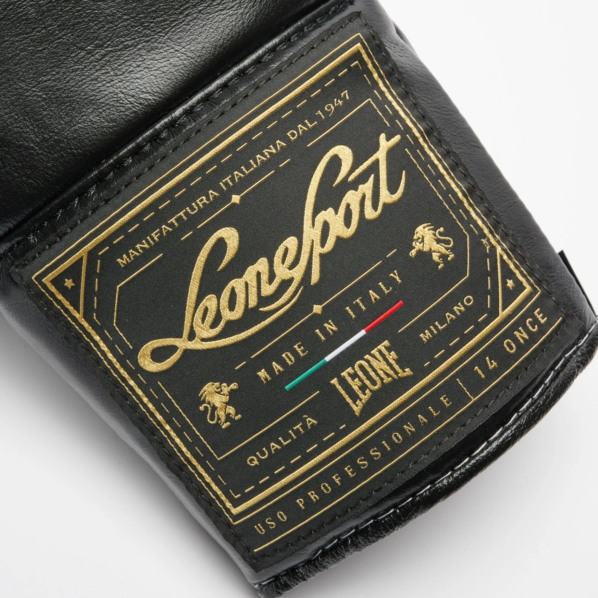LEONE ORLANDO CLASSICO BOXING GLOVES LACES-BLACK