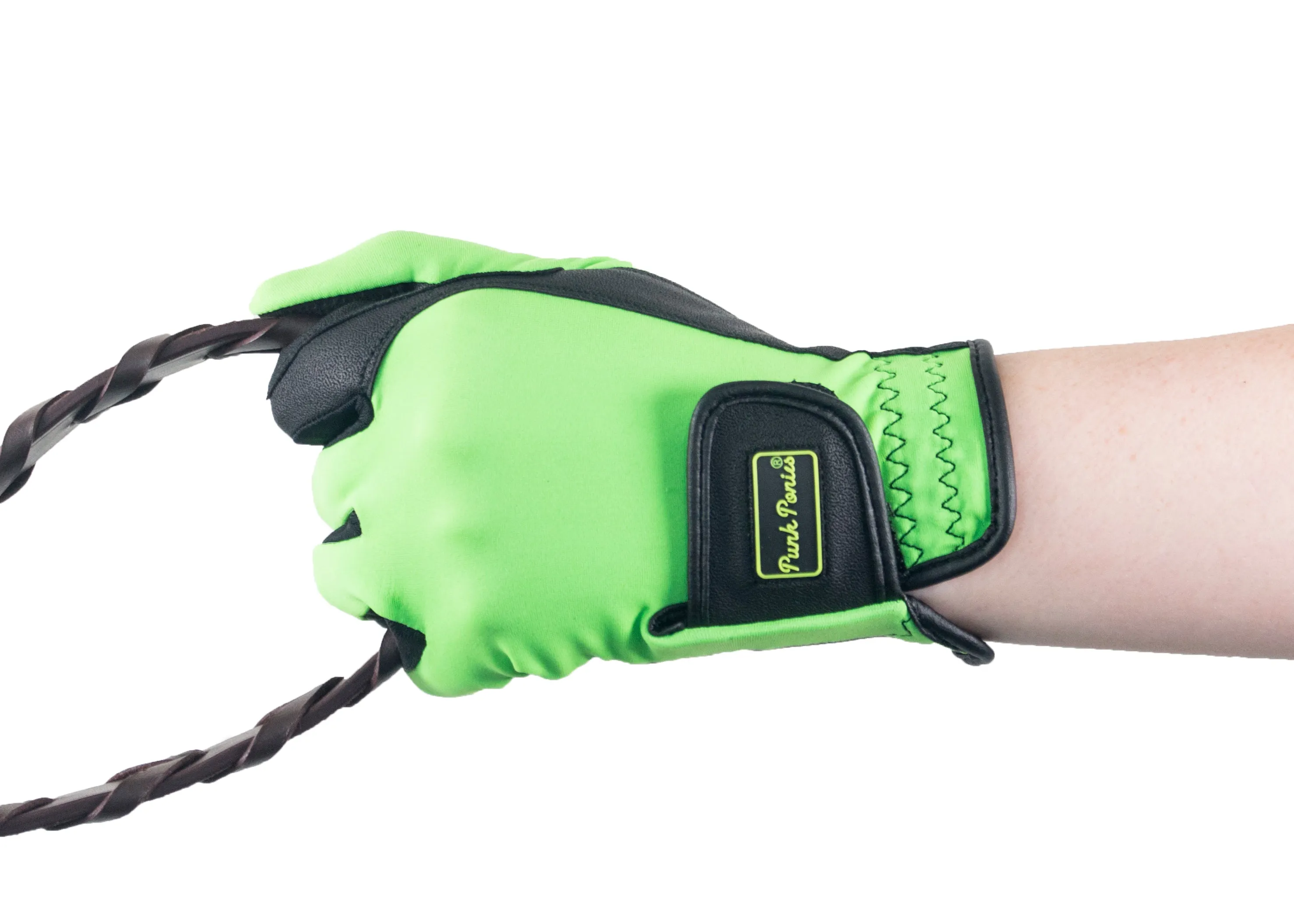 Lime Green Touchscreen Friendly Gloves
