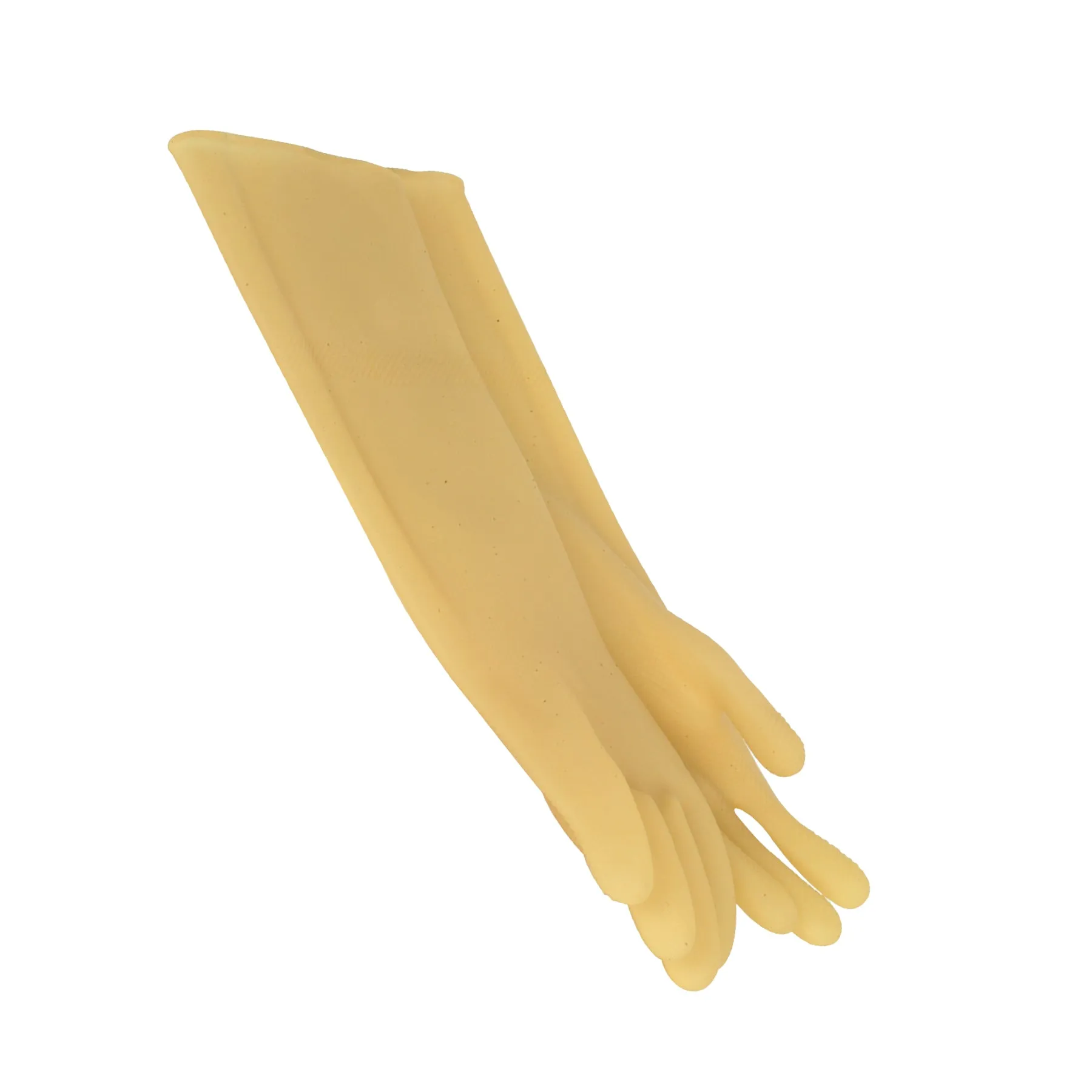 Long Cleaning 8 1/2" X 16" Gloves Yellow for Janitorial (48 Pairs Right Left)