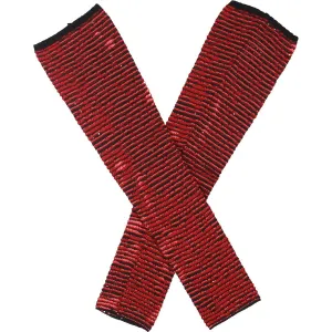 M Missoni Womens Textured Wool Fingerless Gloves