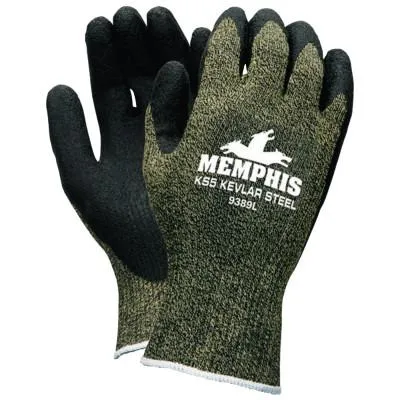 MCR Safety KS-5 Gloves, Large, Green/Black, 9389L