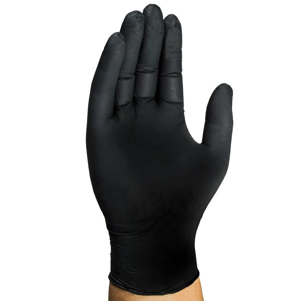 Mechanix 6 MIL Heavy Duty Black Nitrile Gloves - 100 st
