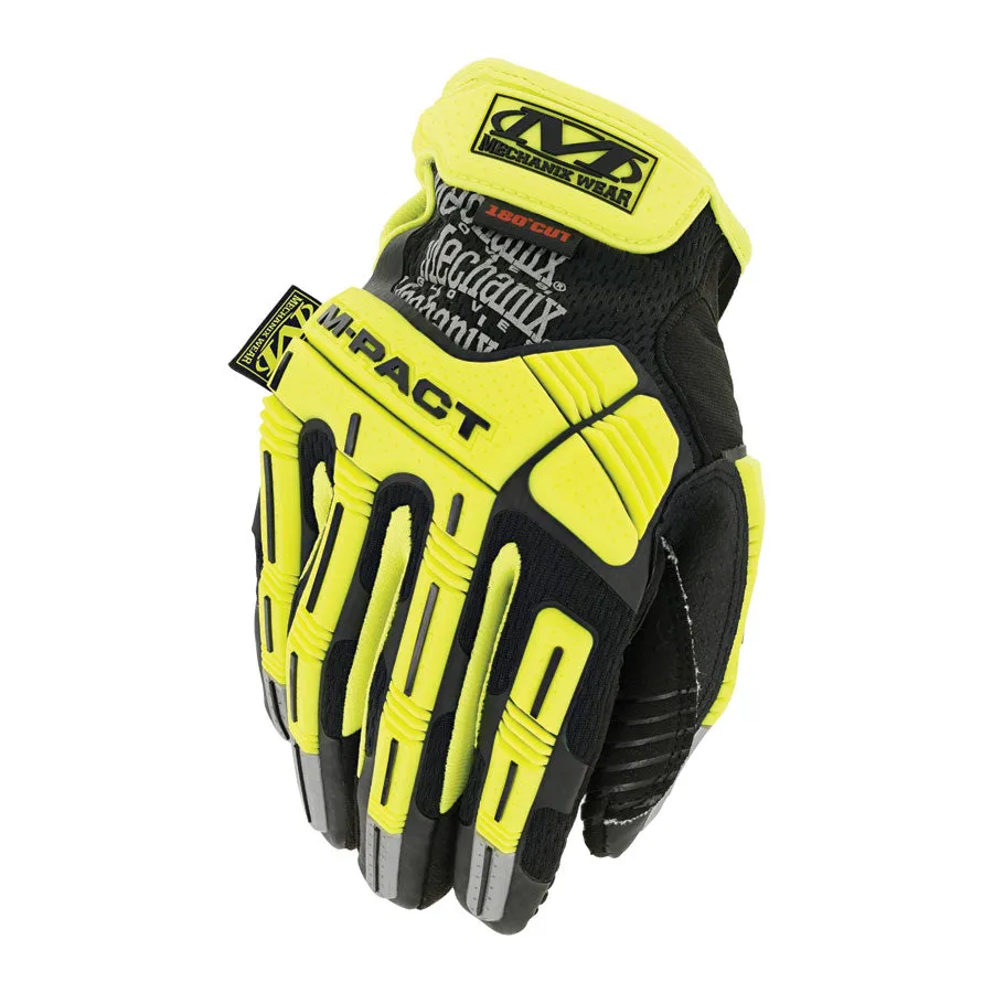 Mechanix Wear Hi-Viz M-Pact D5 - High-Visibility Impact Gloves SMP-C91