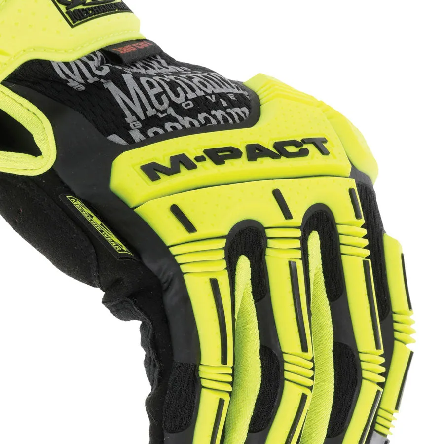 Mechanix Wear Hi-Viz M-Pact D5 - High-Visibility Impact Gloves SMP-C91
