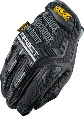 MECHANIX WEAR, INC M-Pact® Mechanics Glove, Armortex®/D3O®/EVA Foam/Synthetic Leather/TPR/TrekDry®, Size 10, Black/Gray, MPT-58-010
