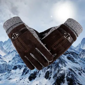 Men's Winter Cashmere Lined Gloves