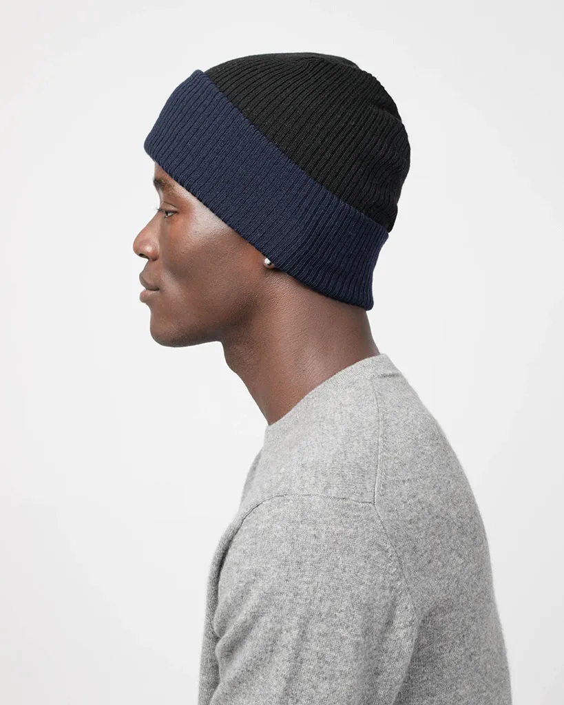 Men's Wool Rib Reversible Hat