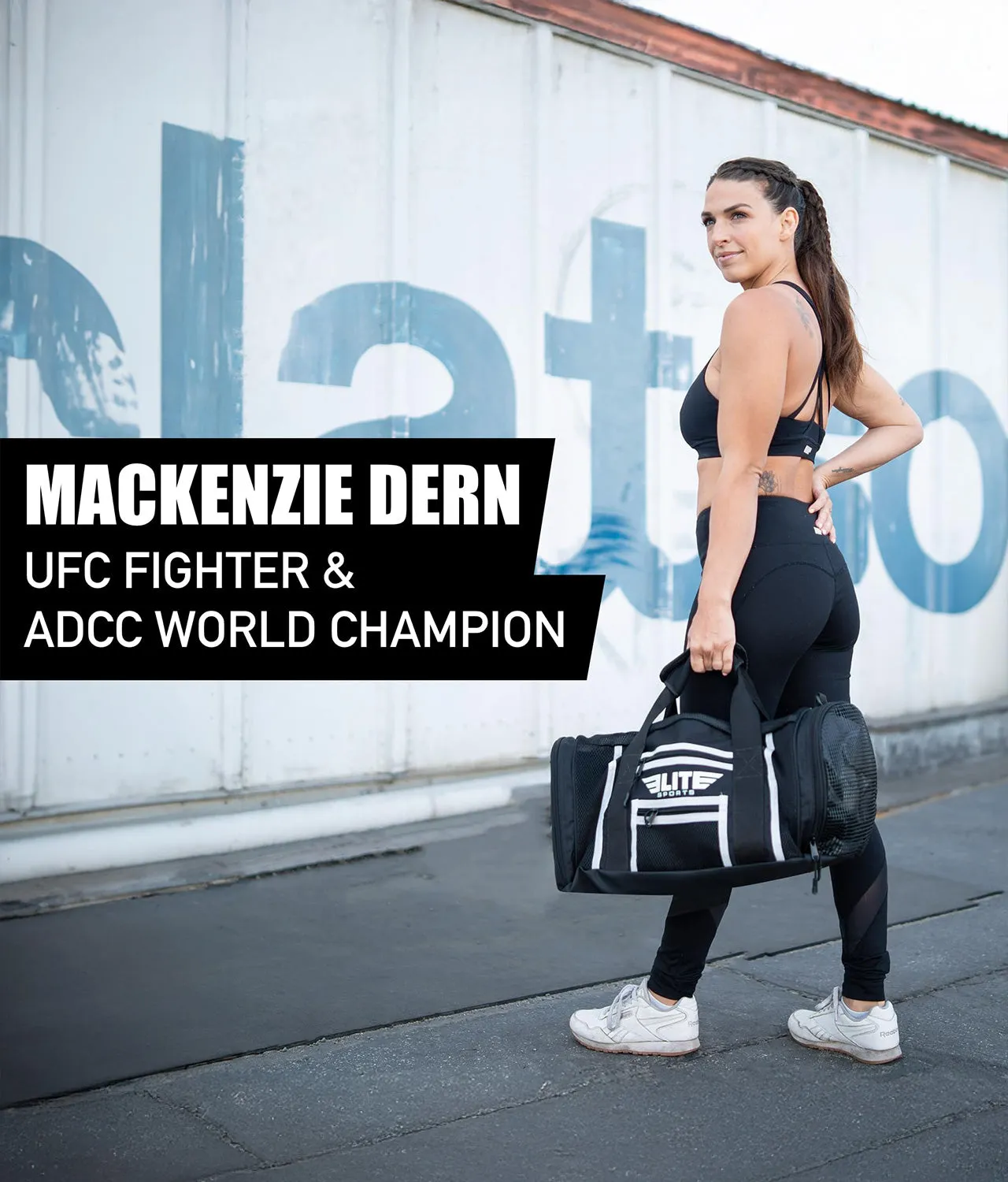 Mesh Black Large Boxing Gear Gym Bag