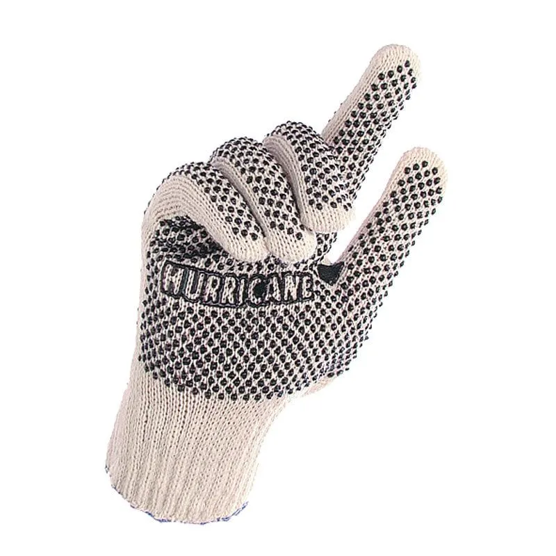 MG Safety Knitted Shell Gloves with PVC Polka Dots Size XL