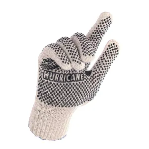 MG Safety Knitted Shell Gloves with PVC Polka Dots Size XL