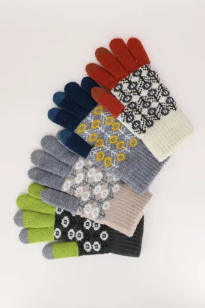 MG0073 AZTEC KNIT SMART TOUCH GLOVES