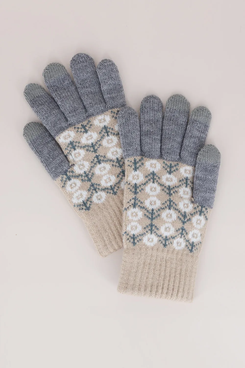 MG0073 AZTEC KNIT SMART TOUCH GLOVES