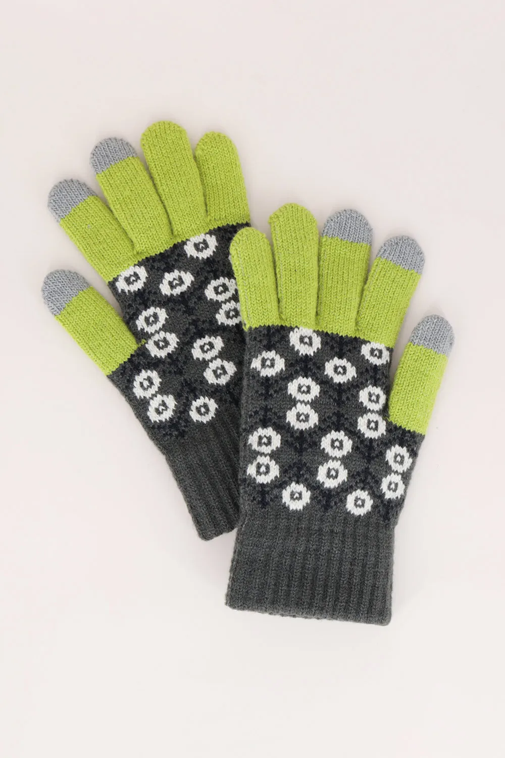MG0073 AZTEC KNIT SMART TOUCH GLOVES