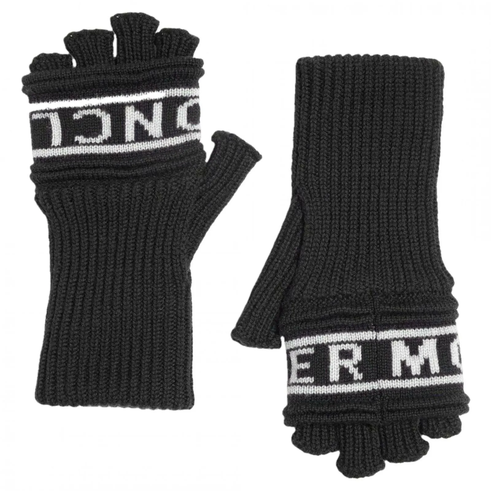 Moncler Women's Guanti Wool Long Fingerless Gloves