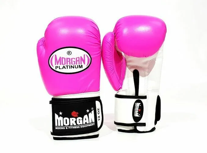 Morgan Platinum Leather Sparring Boxing Gloves