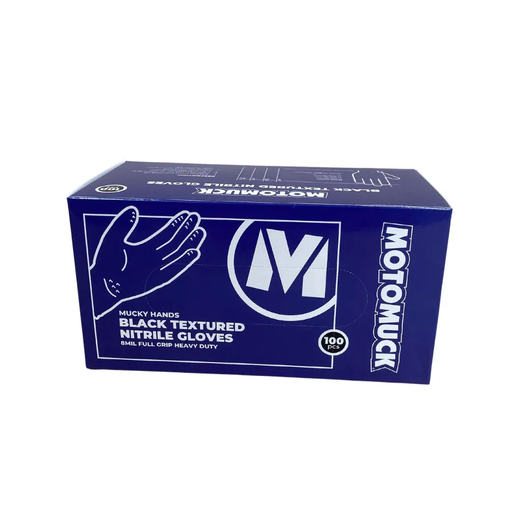MOTOMUCK Nitrile Powder-Free Gloves.