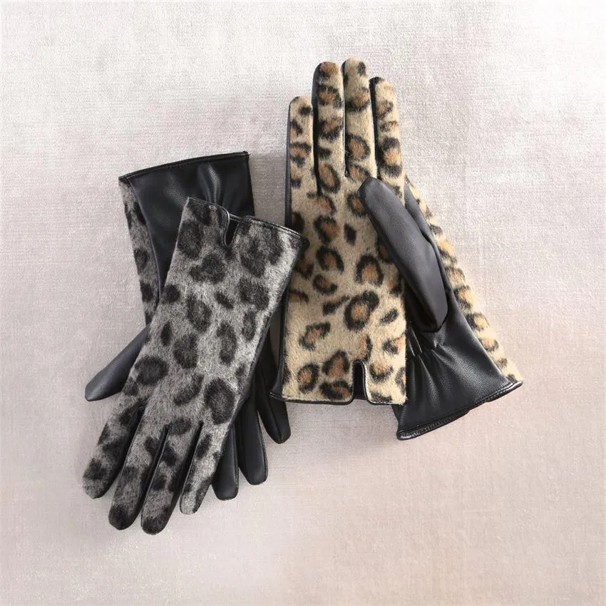 Mud Pie Leopard Gloves