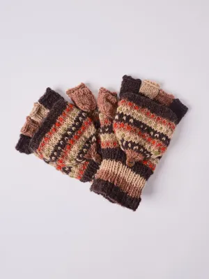 Multi colored Knit Glitten.