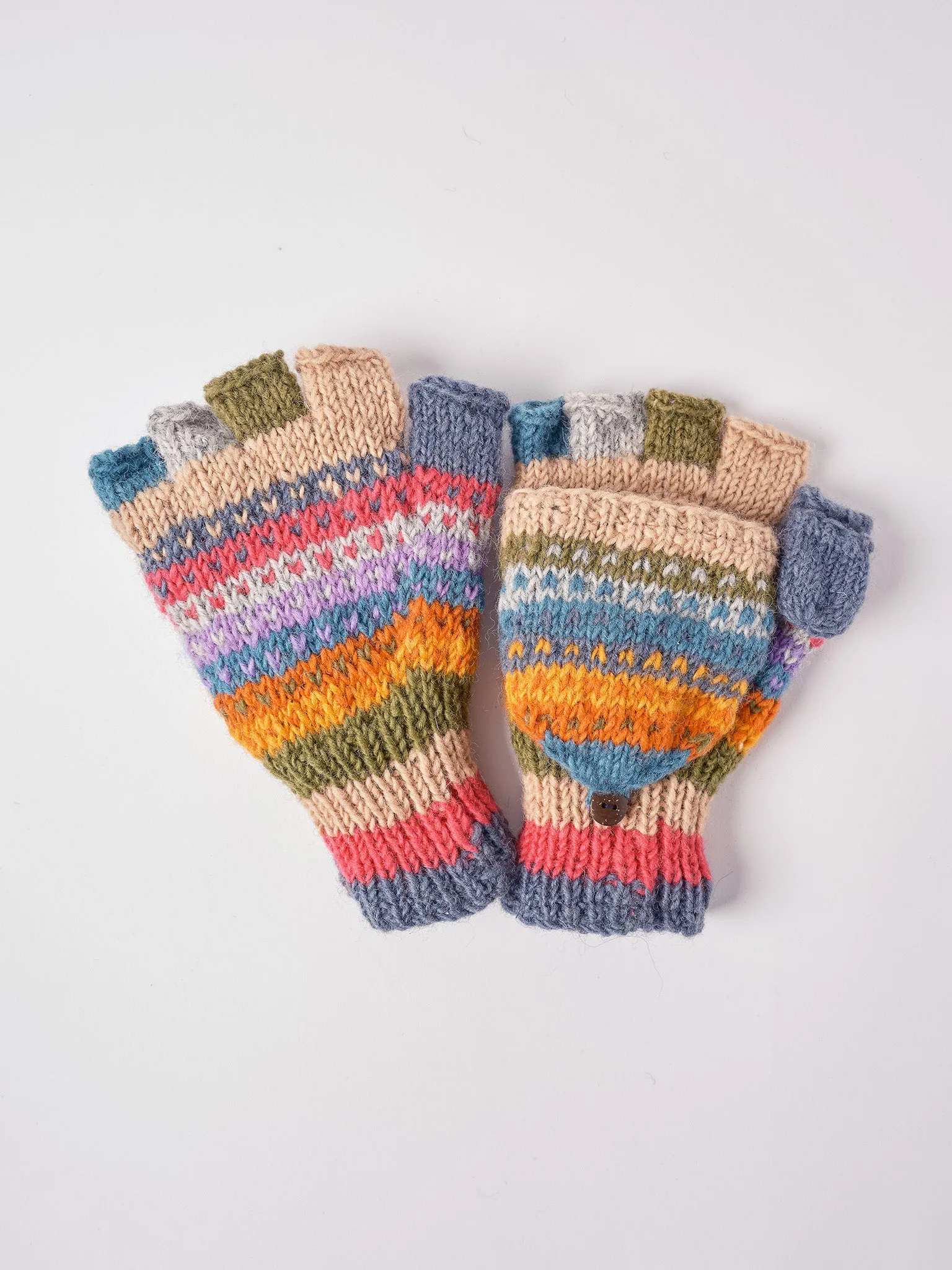 Multi colored Knit Glitten.