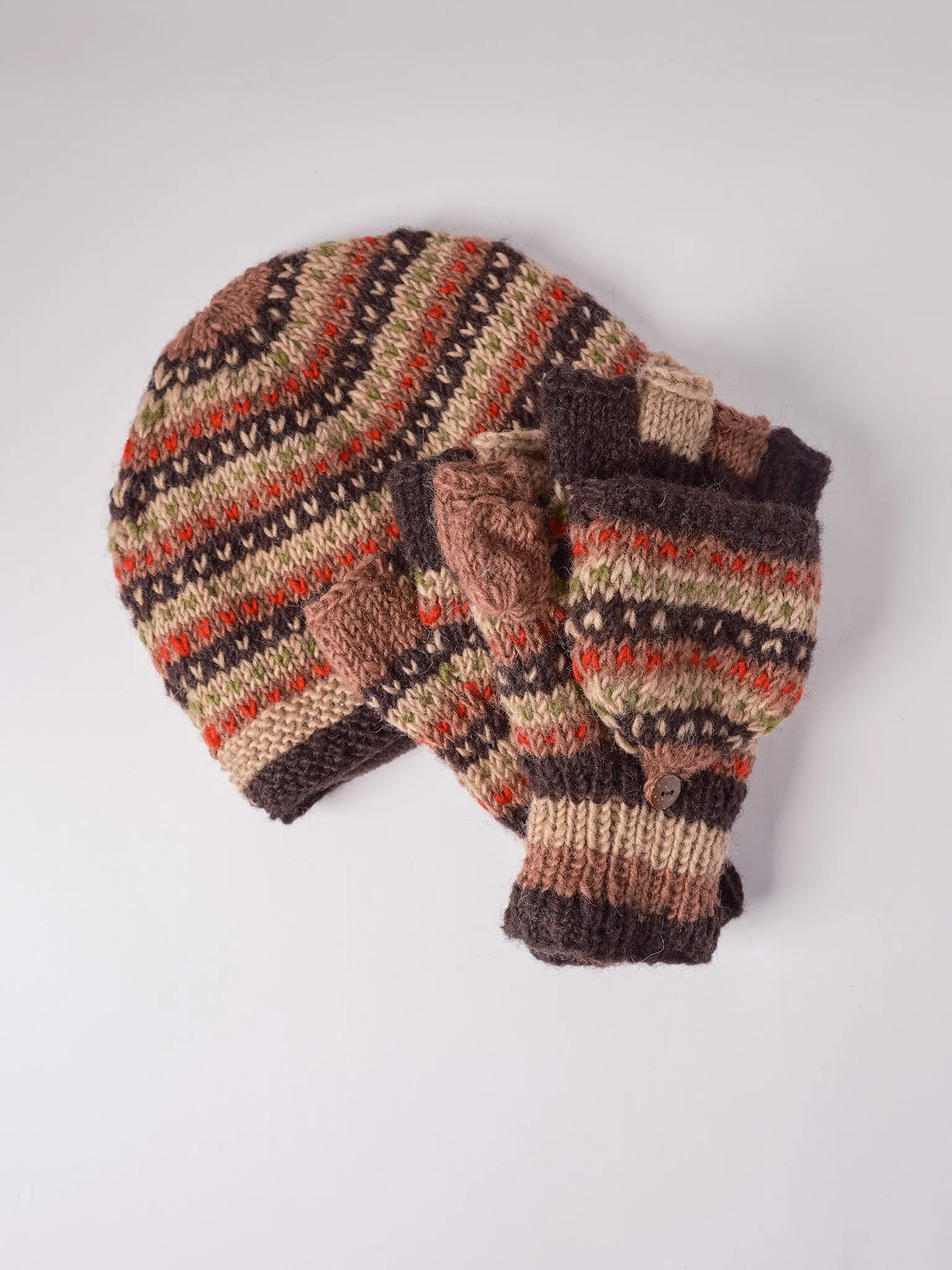Multi colored Knit Glitten.