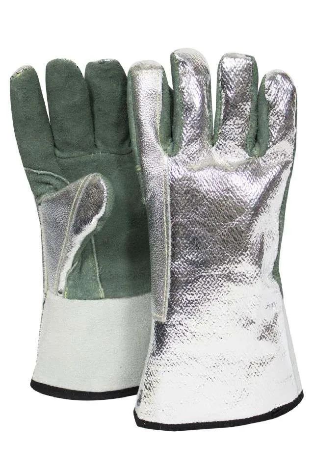 NSA Leather Glove with Aluminzed OPF Back - (DJXGSP382)