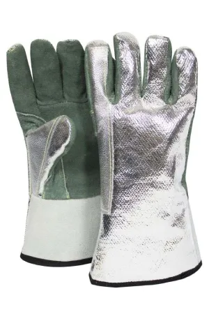 NSA Leather Glove with Aluminzed OPF Back - (DJXGSP382)