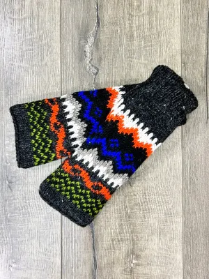 Patterned Wool Handwarmers