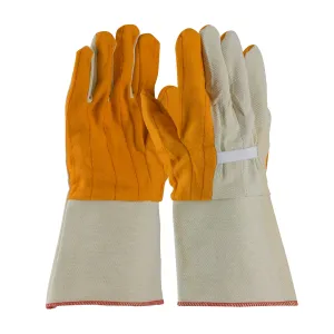 PIP 93-578G Premium Grade Double Layer Palm, Back and Nap-Out Finish Glove, Ladies, Natural, Pair of 12