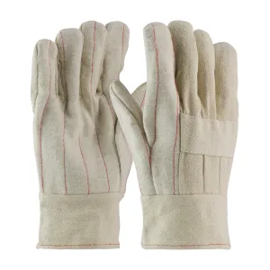 PIP 94-928 Premium Grade Hot Mill Three-Layered Burlap Lined Glove - 28 Oz, Mens, Natural, Pair of 12