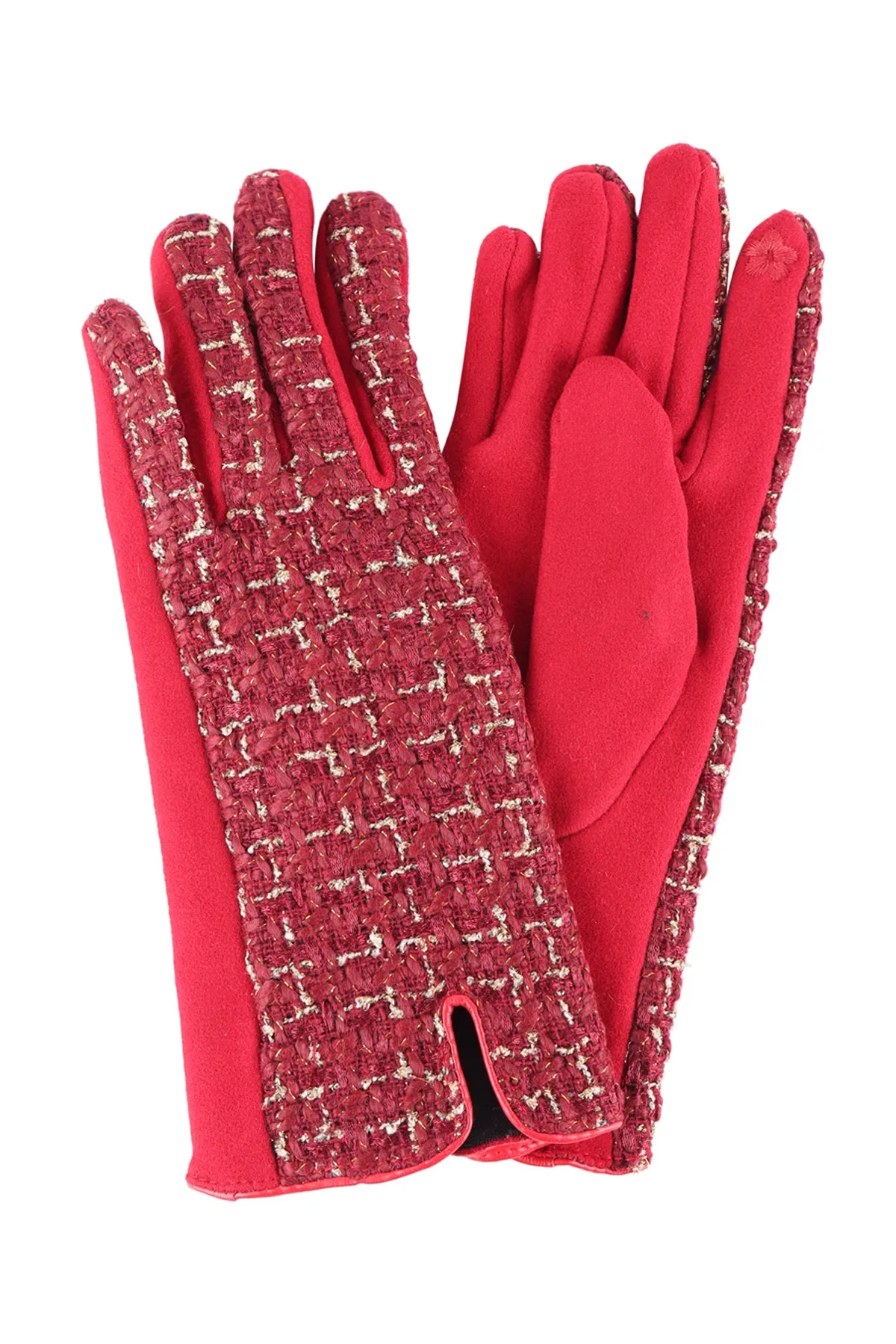 PLAID SMART TOUCH GLOVES