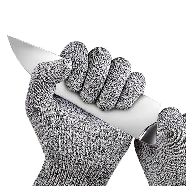 Polyethylene Food-Safe Cut Resistant Safety Gloves With EN388 Level 5 Protection