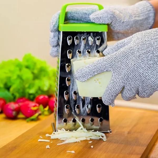 Polyethylene Food-Safe Cut Resistant Safety Gloves With EN388 Level 5 Protection