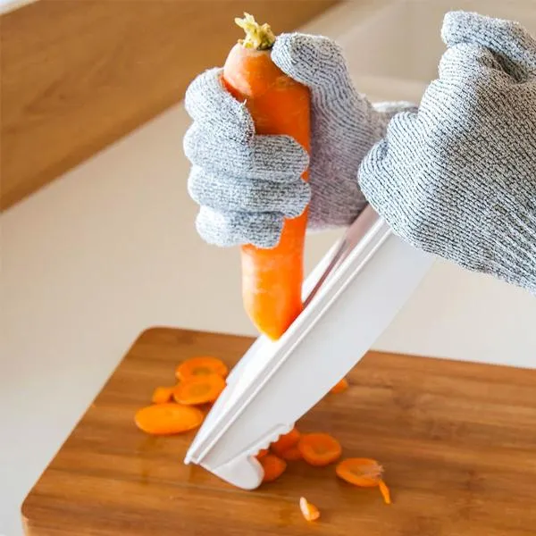 Polyethylene Food-Safe Cut Resistant Safety Gloves With EN388 Level 5 Protection