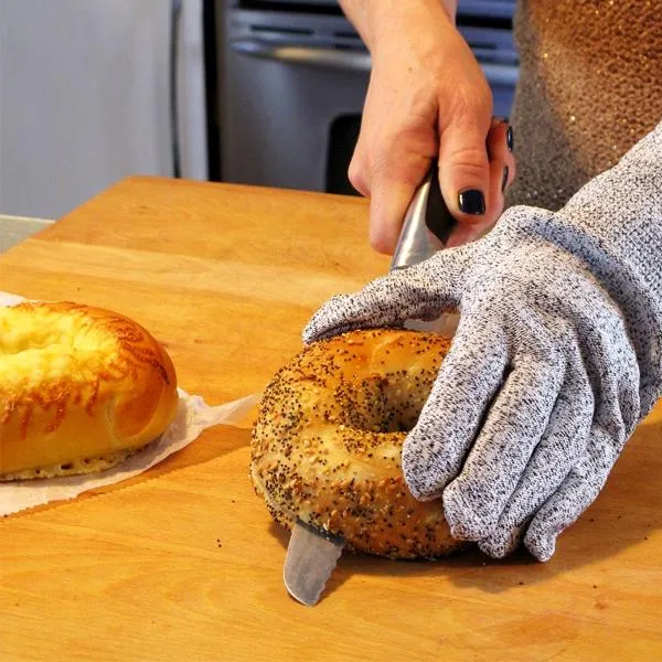 Polyethylene Food-Safe Cut Resistant Safety Gloves With EN388 Level 5 Protection