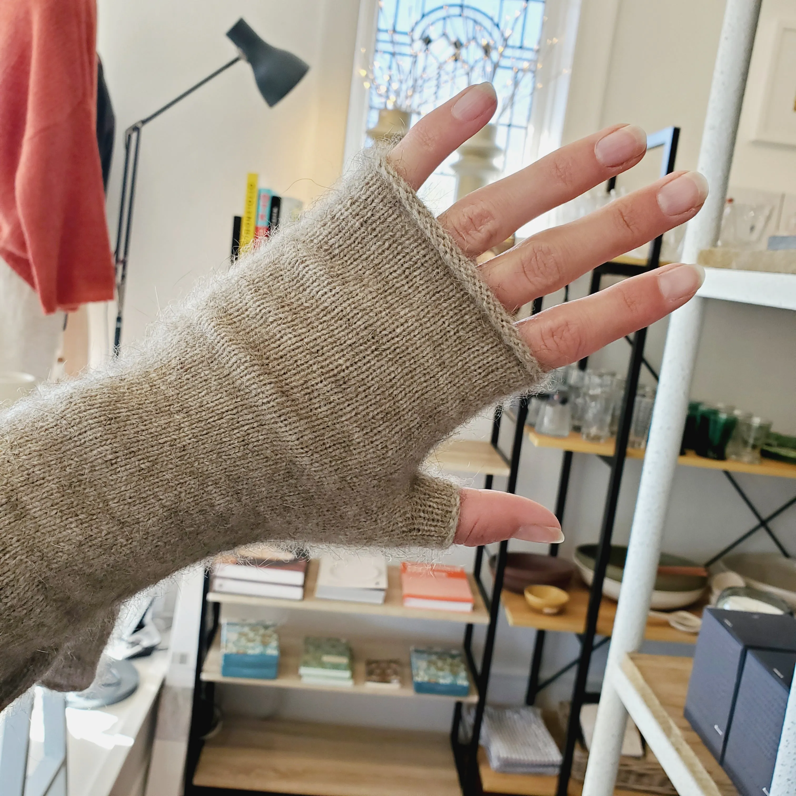 Possum and Merino Fingerless Mitten - Colours