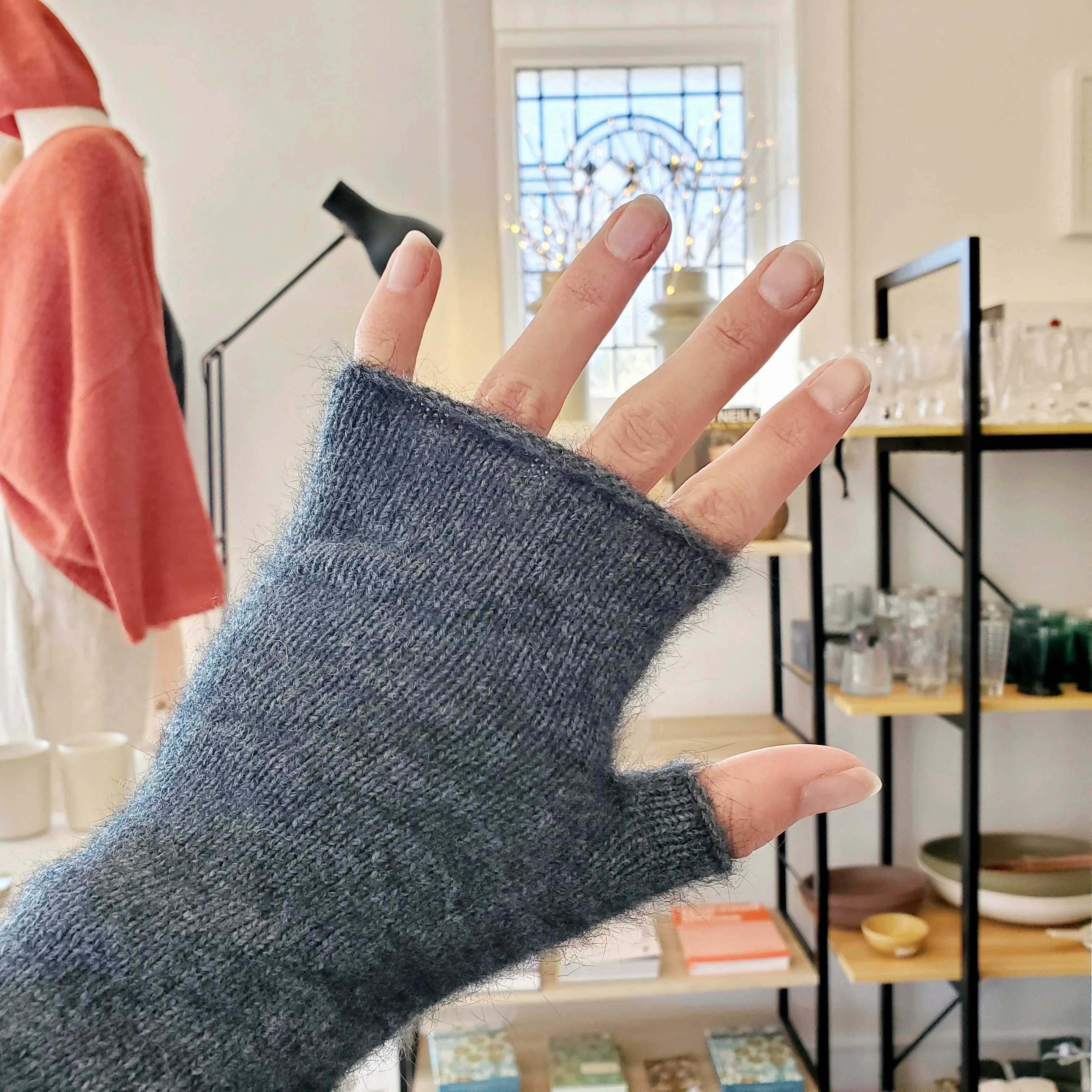 Possum and Merino Fingerless Mitten - Colours