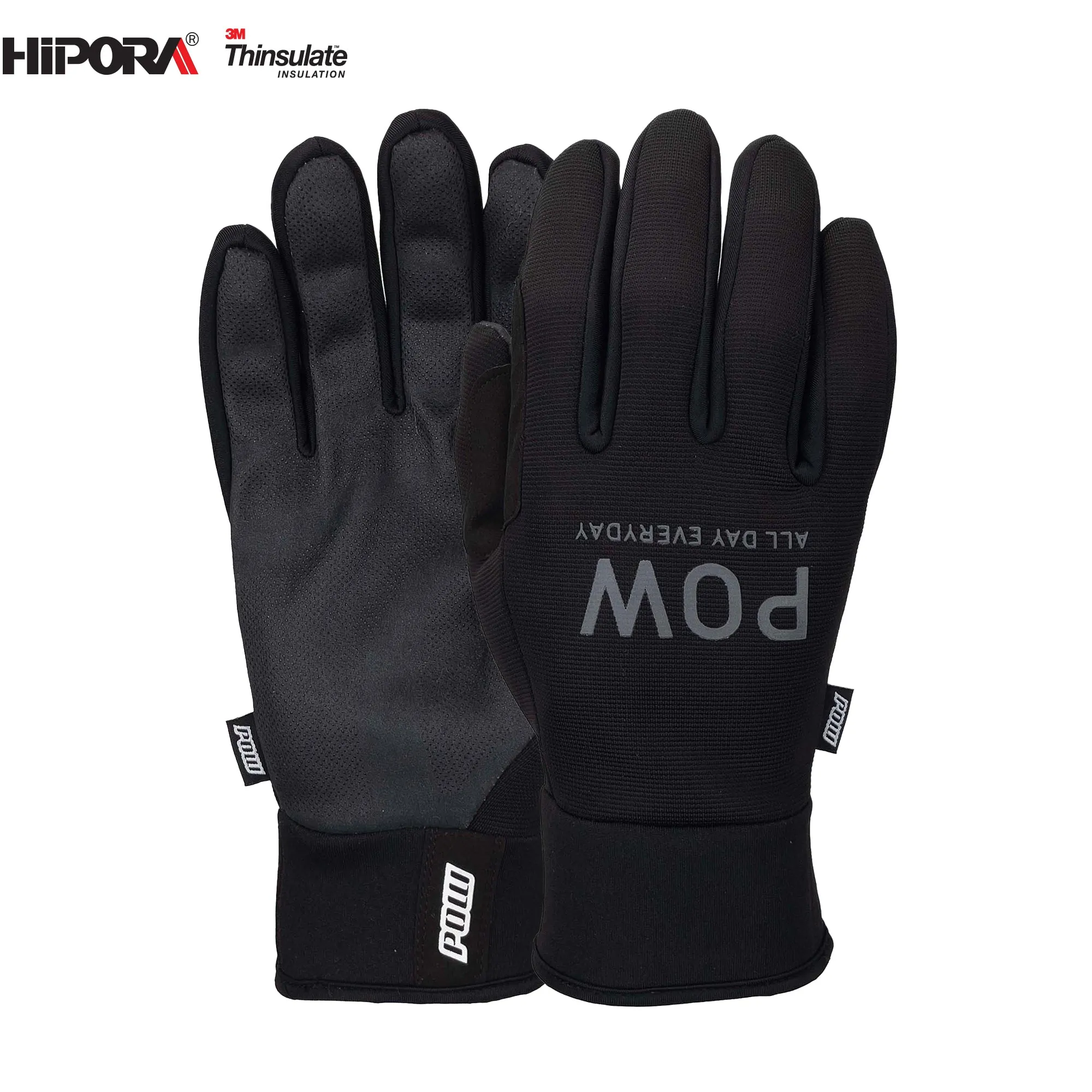 POW GLOVES ALL DAY GLOVE BLACK