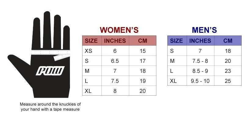 POW GLOVES XG MID GLOVE RUBBER