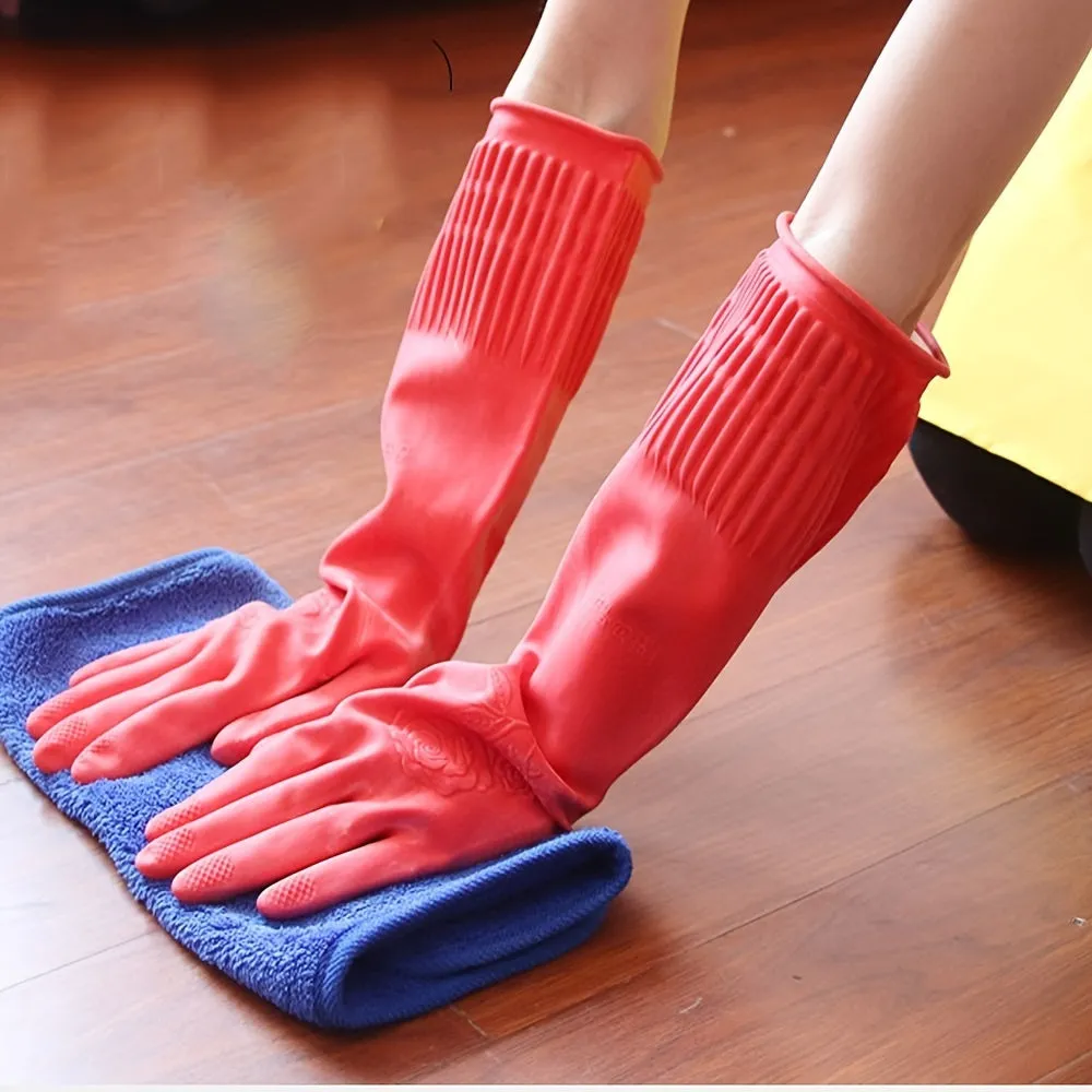 Professional-Grade Reusable Dishwashing & Household Gloves