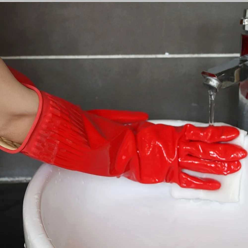 Professional-Grade Reusable Dishwashing & Household Gloves