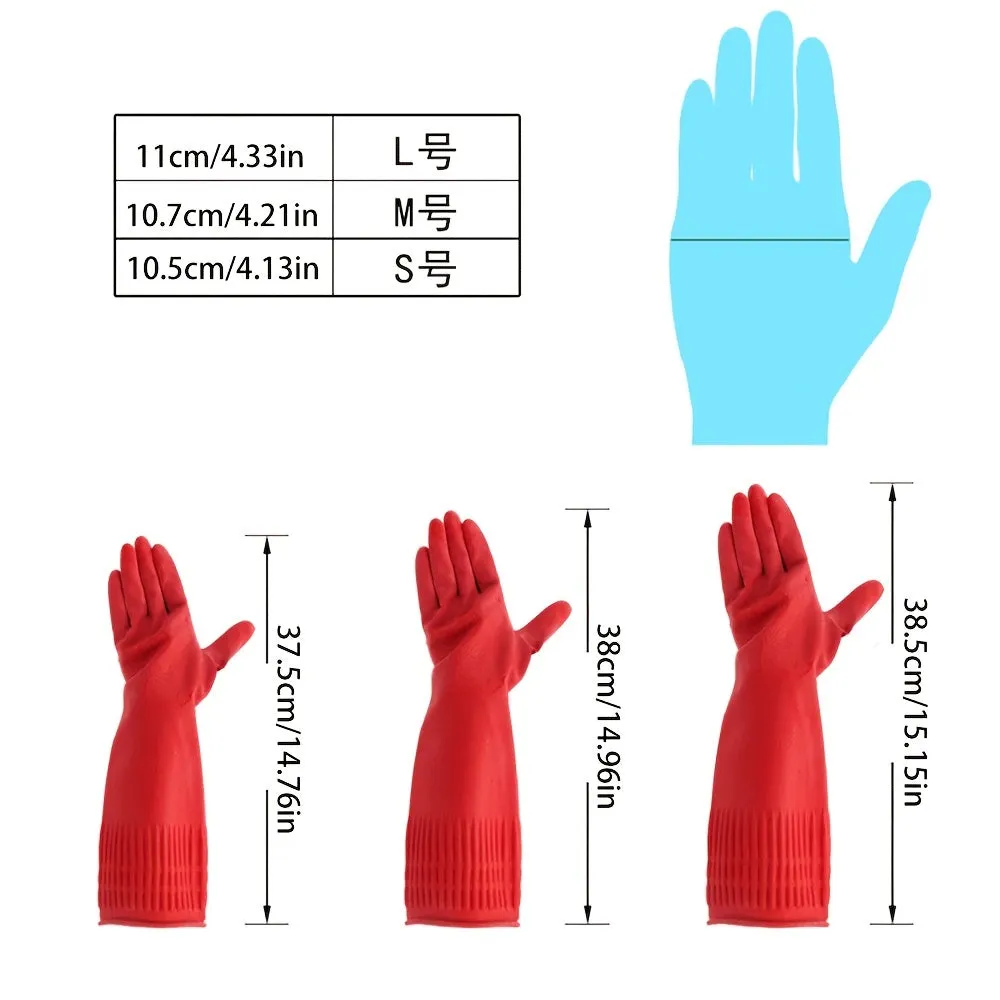 Professional-Grade Reusable Dishwashing & Household Gloves