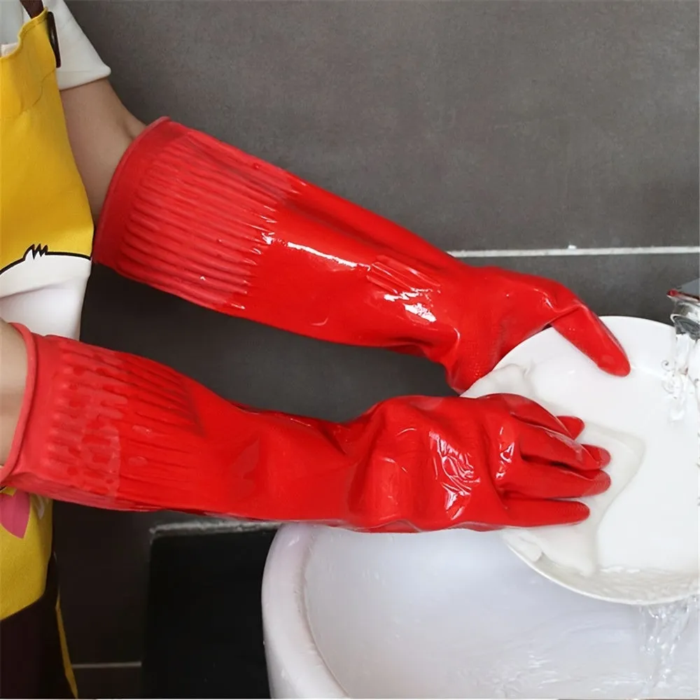 Professional-Grade Reusable Dishwashing & Household Gloves