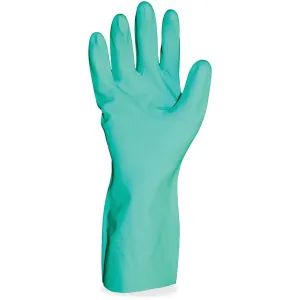 ProGuard Flock Lined 12" Green Nitrile Gloves