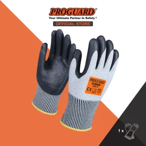 Proguard RAZOR X5 Cut Resistant Breathable Nitrile Coated Glove Cut Proof Glove Excellent Cut Level Glove
