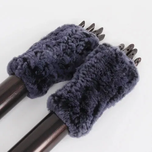 Rabbit Fur Hand Mittens Warmer