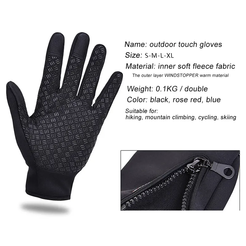 R&BK Windproof/Waterproof Thermal Gloves