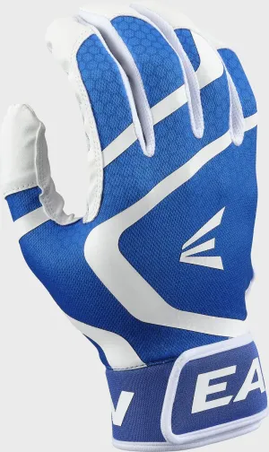 Rawlings Youth MAV GT Batting Gloves - White/Royal